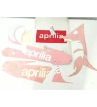 AP8166651 SERIE ADESIVI CARENA ORIGINALE APRILIA RS 125 1999-2005 VERS. FLUO RED 2005