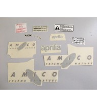 AP8215311 SERIE ADESIVI DECALCO COMPLETA ORIGINALE APRILIA AMICO 50 1990-