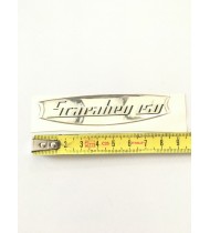 ADESIVO EMBLEMA IN GOMMA MASCHERA FRONTALE ORIGINALE APRILIA SCARABEO 150