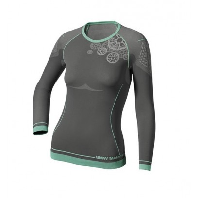 BMW MOTORRAD T-SHIRT UNDERWEAR MAGLIA DONNA MANICHE LUNGHE - TG. XS