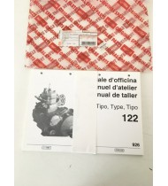 AP8140133 MANUALE D'OFFICINA NUOVO ORIGINALE APRILIA ROTAX 122