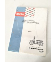 AP88507V0 CATALOGO RICAMBI 507V ORIGINALE APRILIA SCARABEO 50 1993-1997