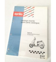 AP88510T0 CATALOGO RICAMBI 510T ORIGINALE APRILIA GULLIVER 50 AC