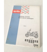 AP88520W0 CATALOGO RICAMBI 520W ORIGINALE APRILIA AREA 51 50