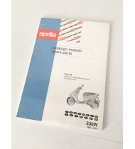 AP88530W0 CATALOGO RICAMBI 530W ORIGINALE APRILIA SONIC 50 AC 1998-2000