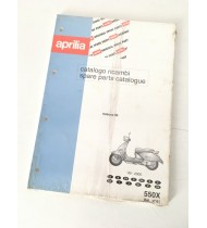 AP88550X0 CATALOGO RICAMBI 501X ORIGINALE APRILIA HABANA 50 1999-2000