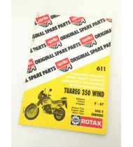CATALOGO RICAMBI MOTORE ROTAX ORIGINALE APRILIA TUAREG 350 WIND 1987