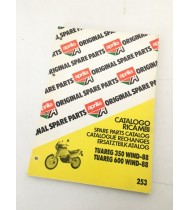 CATALOGO RICAMBI ORIGINALE APRILIA TUAREG 350 600 WIND 1988