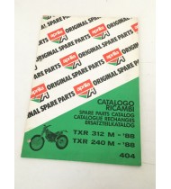 CATALOGO RICAMBI ORIGINALE APRILIA TXR 240 312 M 1988
