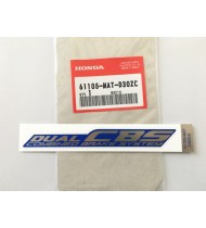 61105-MAT-D30ZC ADESIVO PARAFANGO ANTERIORE ORIGINALE HONDA CBR 1100 SUPERBLACKBIRD 61105-MAT-D30ZC ADESIVO PARAFANGO ANTERIORE ORIGINALE HONDA CBR 1100 SUPERBLACKBIRD