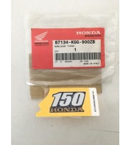 87134-KGG-900ZB ADESIVO FIANCATA "150" ORIGINALE HONDA CHIOCCIOLA AROBASE NS 150 2000