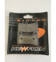NEWFREN COPPIA PASTIGLIE FRENO ANTERIORI HONDA CBR 600 1000 CB 1000 FD0364S4R