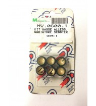 KIT MASSETTE PER VARIATORE SCOOTER 5,9g D.17 MOTORPARTS MV06015